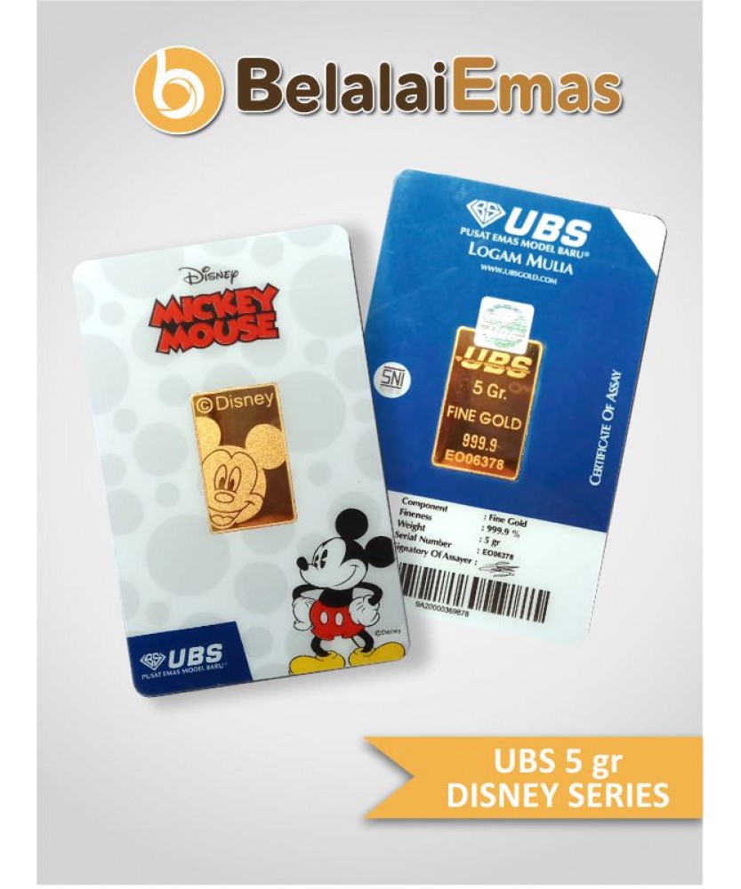 Logam Mulia Ubs Gram Seri Disney Mickey Mouse